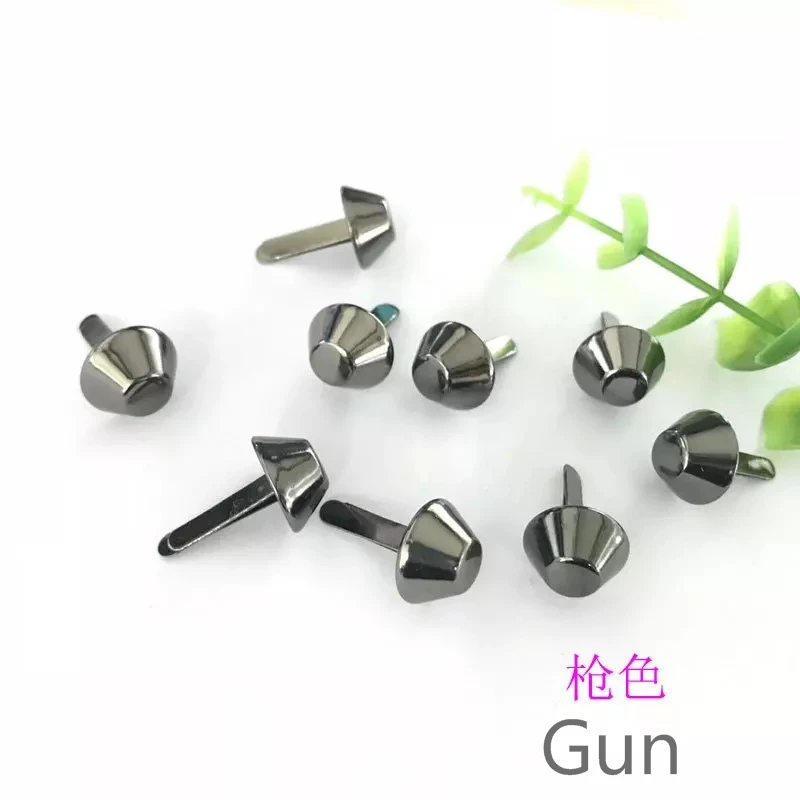 YK 1183 Nickel-Free Decoration Brass Spike Stud, Metal Revits/Snap Nails For Bags