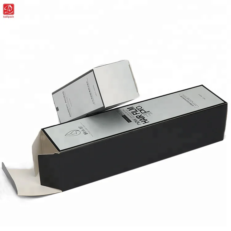Sustainable Packaging Retail Materials Long Rectangle Paper Box Packaging Printed Logo custom