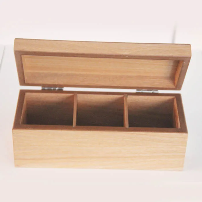 
Reliable quality custom design wood tea box with lid 