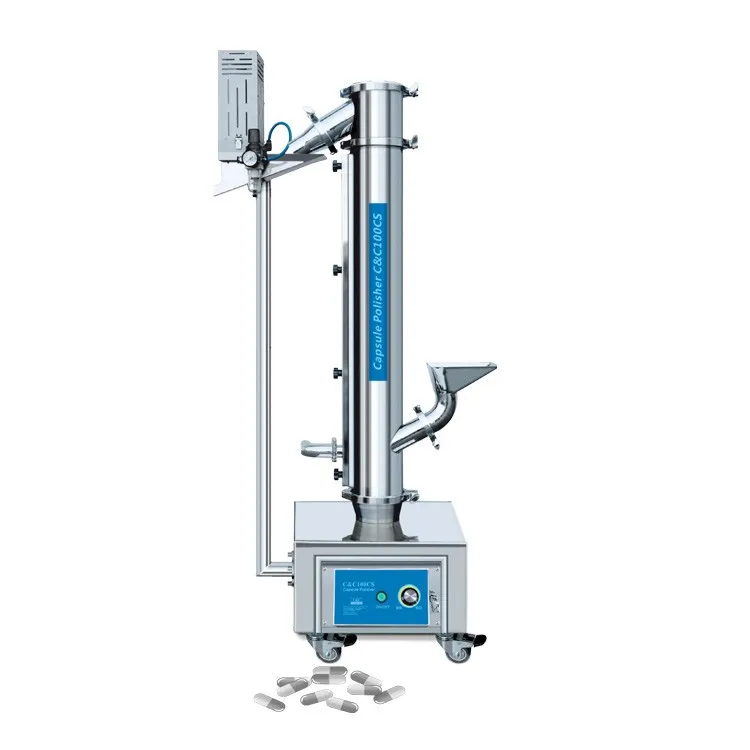C & C100CS автоматическая машина для полировки капсул вертикального типа