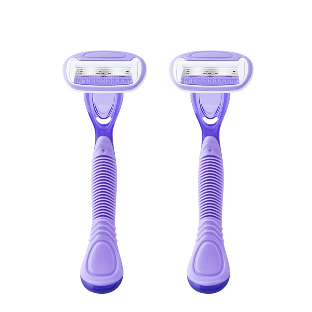 2 шт./набор, женские одноразовые бритвы из нержавеющей стали