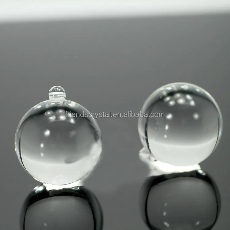 
50mm Smooth Glass Crystal Ball with Hanging Hole 