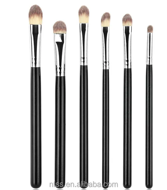 Synthetic Hair Eyeshadow Brush ,Private Label Eye Shadow Brush ,Eye Shadow Make Up Brush Set 6 PCS