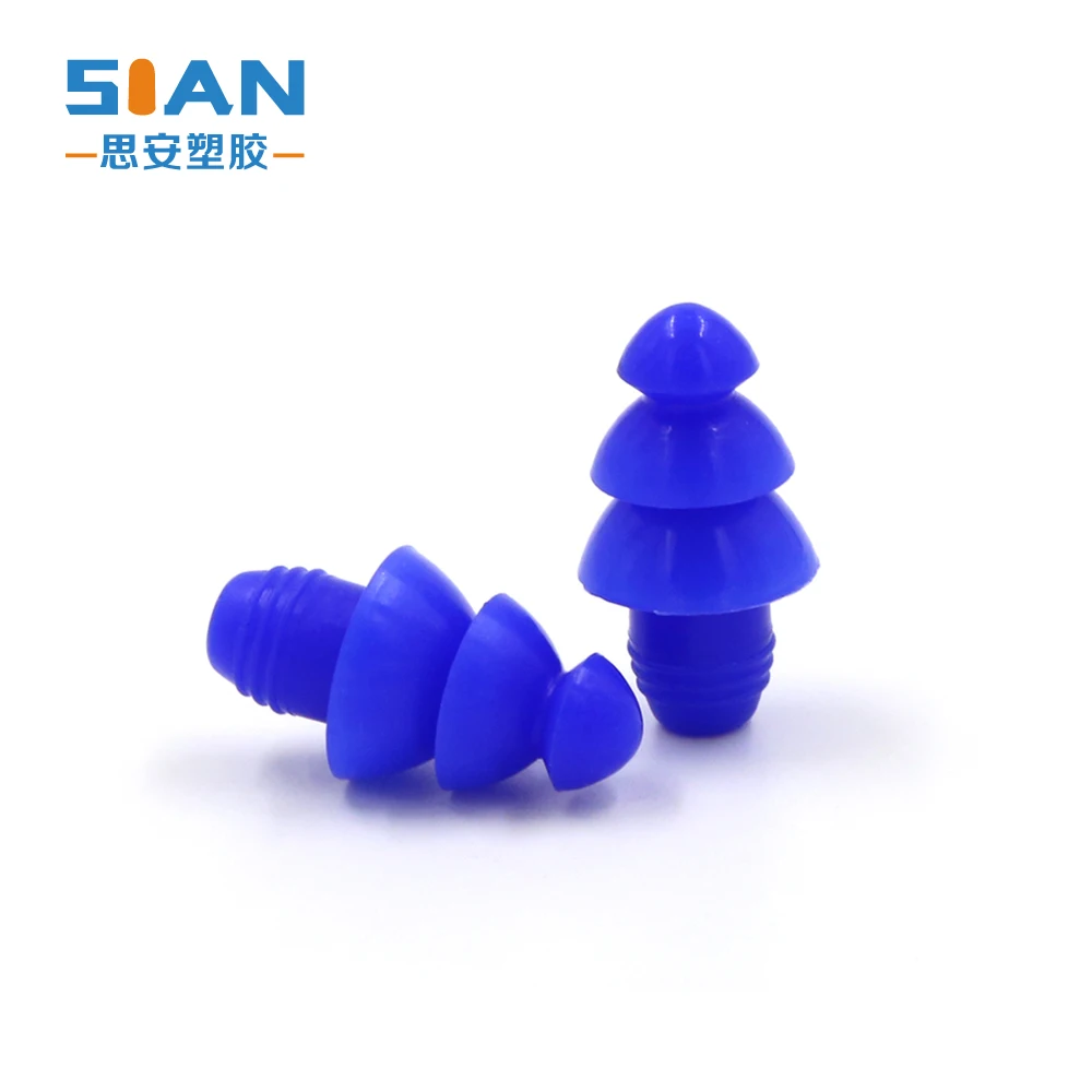 CE Industrial Ear Plug Safety Earplug Holder Keychain