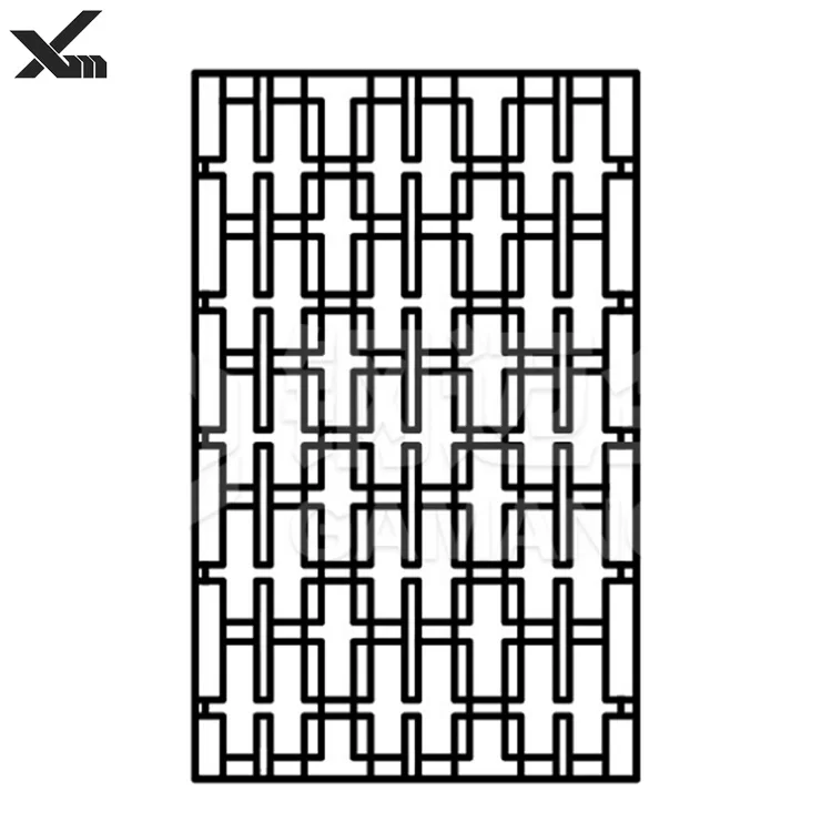 
iron grill partition wall wall stainless steel metal panel room divider 