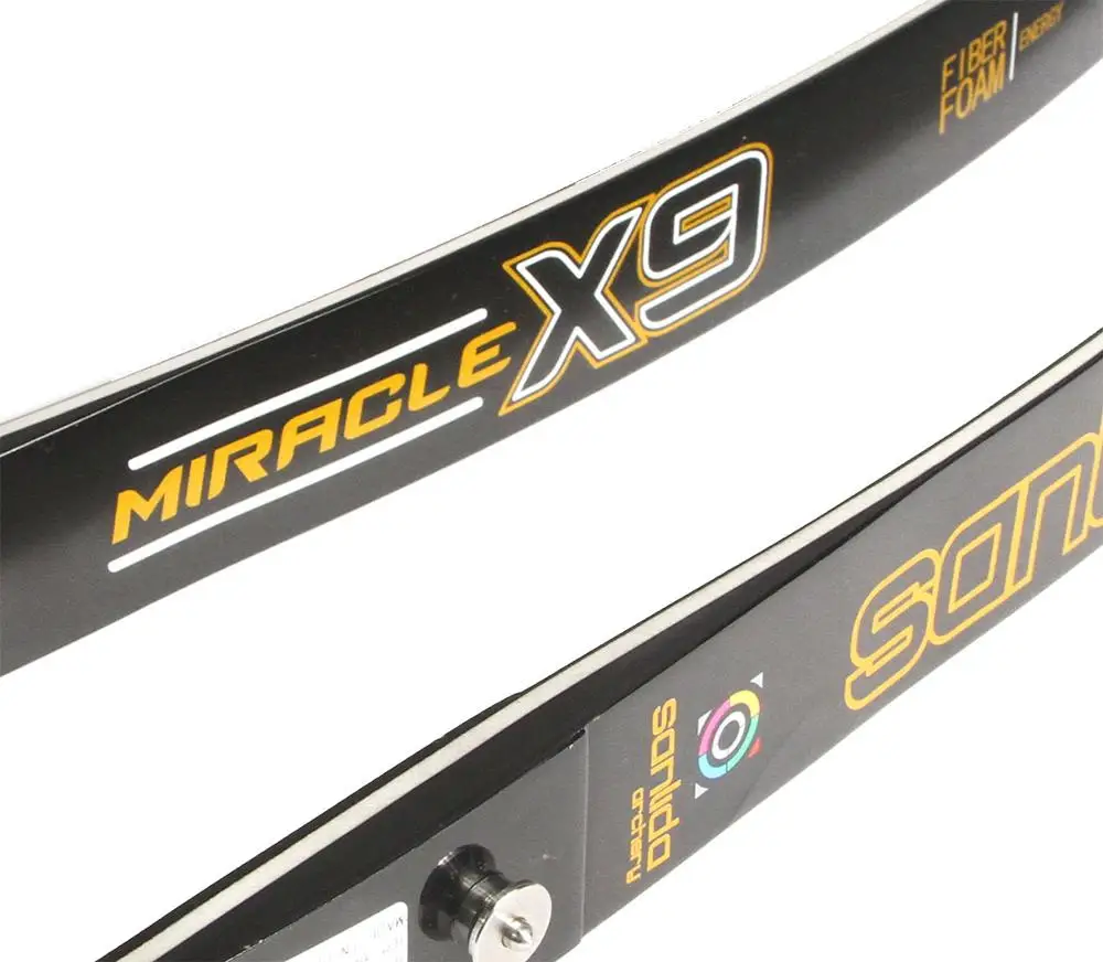 China Manufacturer New Excellent ILF Miracle X9 Target Foam Core Recurve Bow Limbs