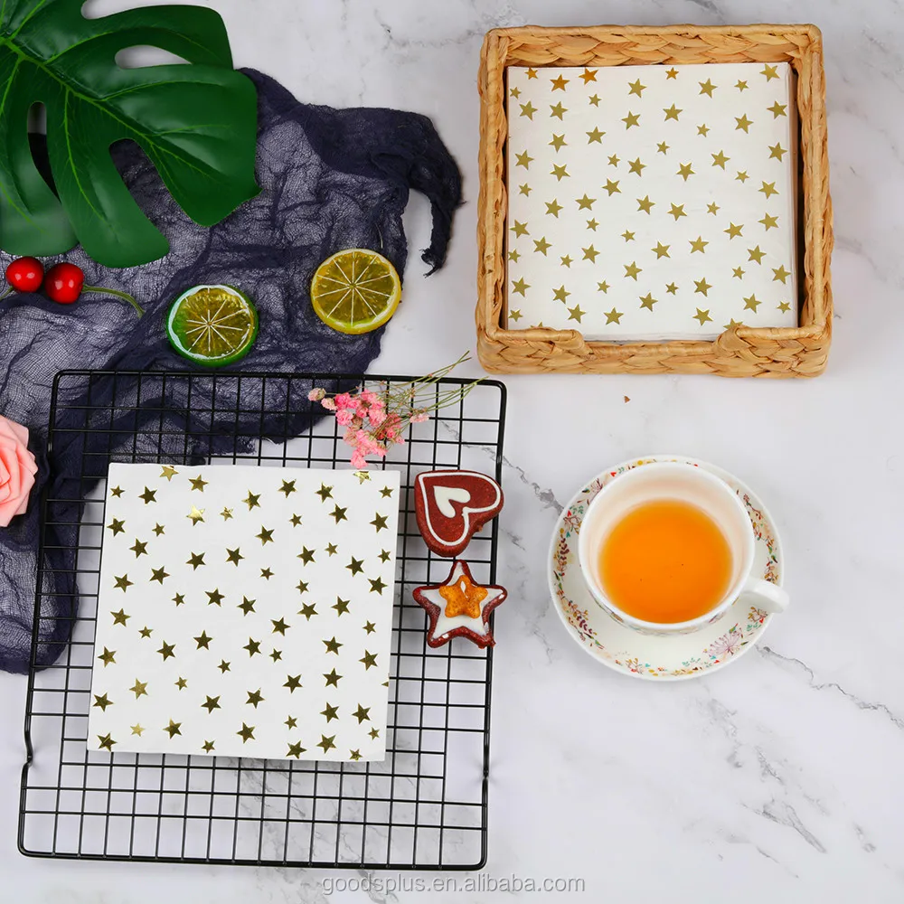 Hot sales star Foil  Items with party paper plate