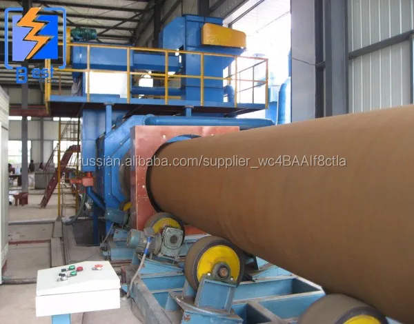 Стальная труба дробеструйной Machine/стальная труба машины для очистки поверхности