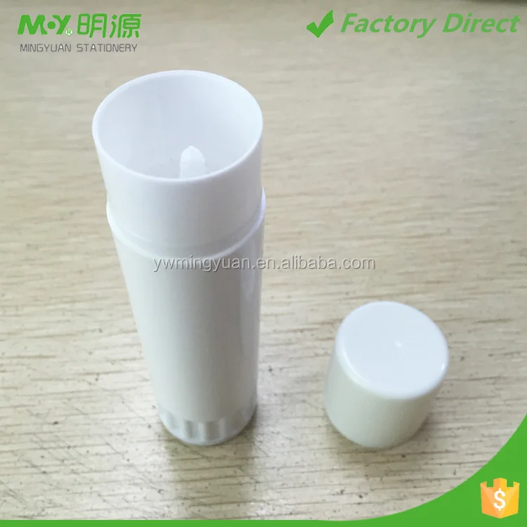 Wholesale factory produce empty PP lip balm twist up solid glue tubes