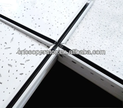 
Paint ceiling t-bar(flat/ solid/ grooved/ 24mm, 15mm, 35mm width) 