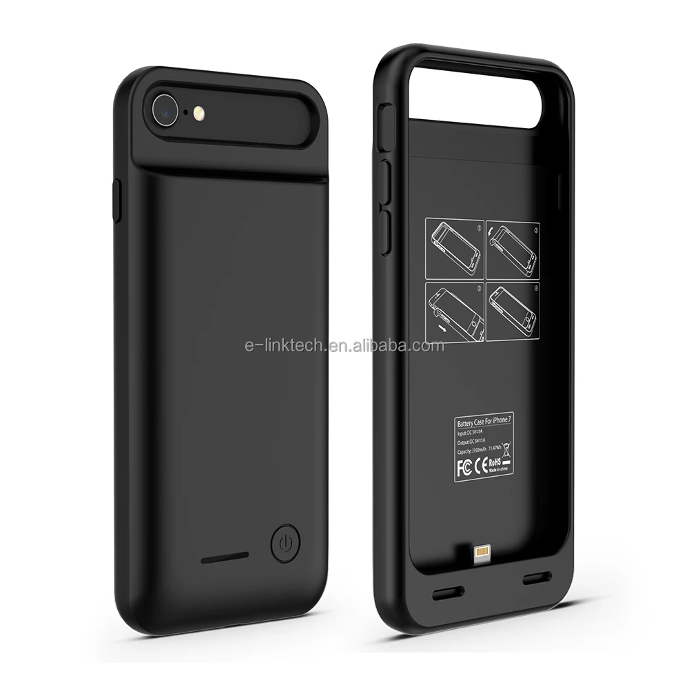 
iPhone7 PhoneSuit Elite Pro Battery Phone Case for iPhone 7 with wholeset design- 3000 mAh,MFI certified 