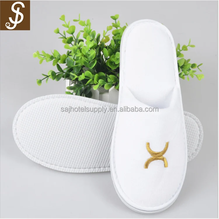 Cheap Wholesale Custom Disposable Hotel Slippers Luxury Spa Salon Slippers for Guest