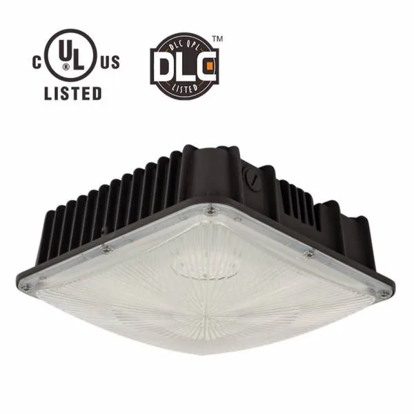 
75W LED Light Canopy Lights/Garage light for Petrol Station with IP 65 waterproof#cUL/DLC/CE low priofile parking garage light 