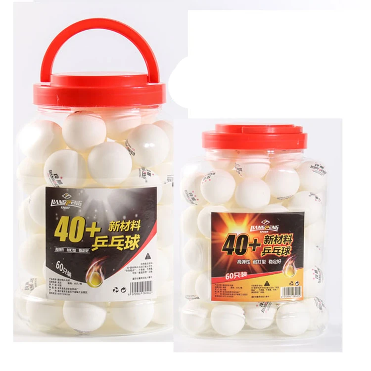 40+ training pingpong ball nonflammable International standard ABS new material table tennis balls