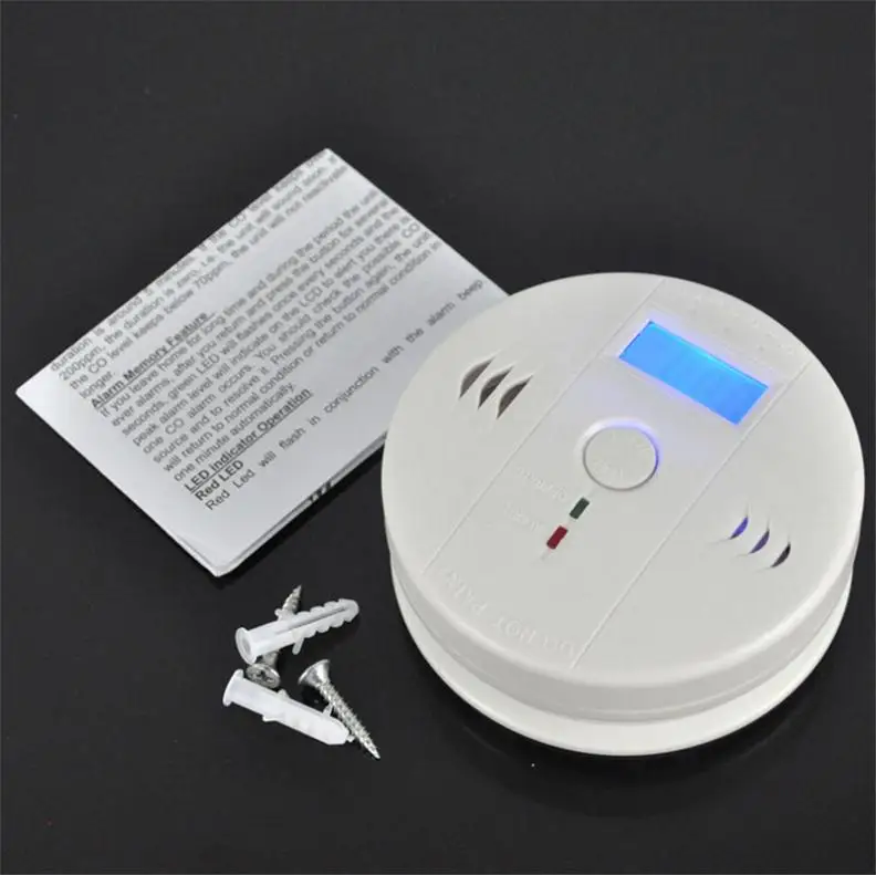 Household Items Portable Auto Carbon Monoxide Detector Sensor,LCD Display Carbon Monoxide Alarm,CO Detector Price