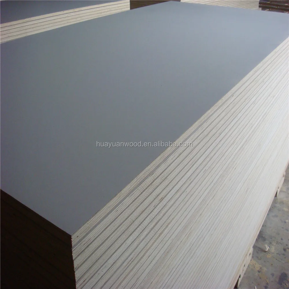two side one side glossy matt desgin 16.5mm 17mm 18mm  hpl plywood panels price