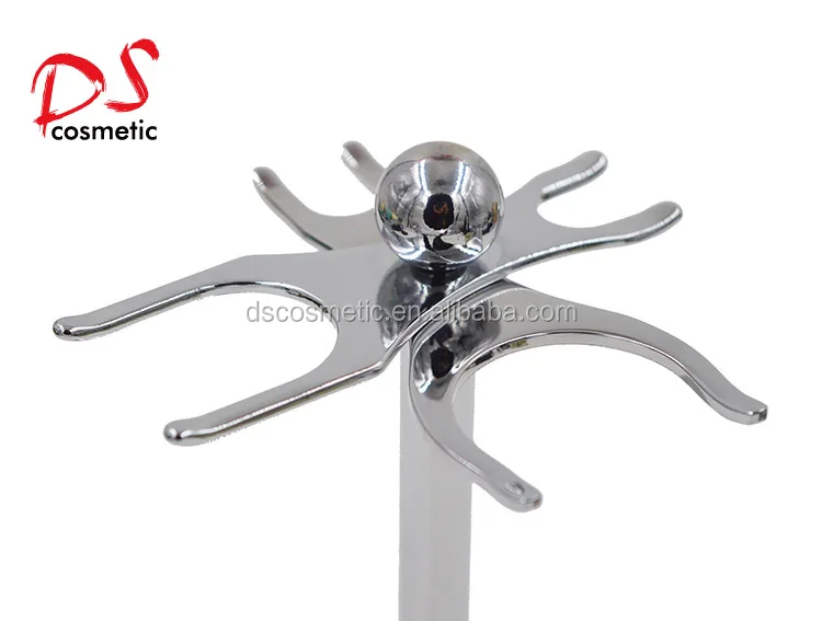 Новая Металлическая двойная подставка для бритвенной щетки Dishi, Мужская подставка для бритья, подставки для бритья с чашей