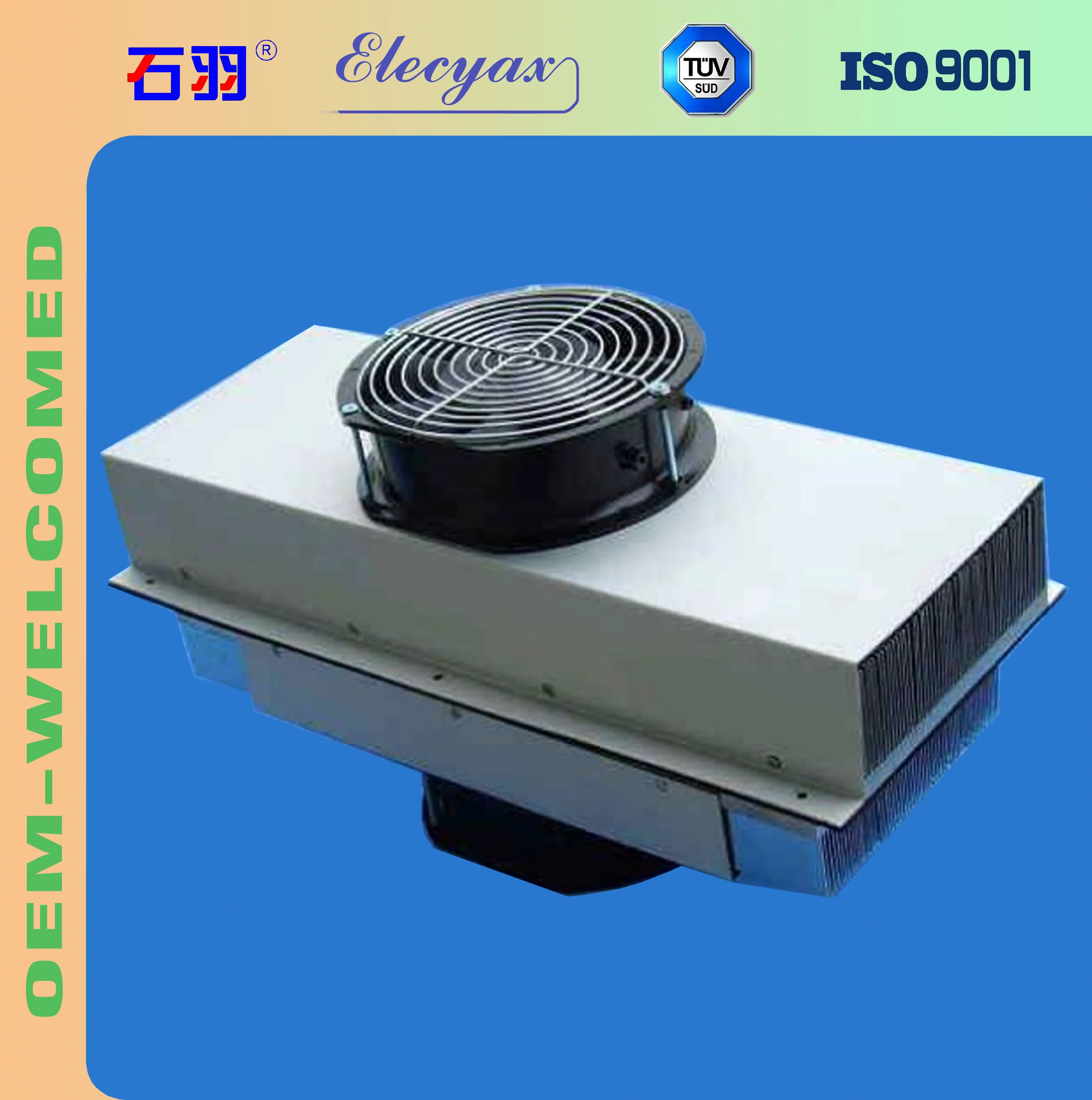 400W TEC air cooler 48V DC cooler peltier air conditioner for outdoor telecom cabinet AC-TEC-FF400