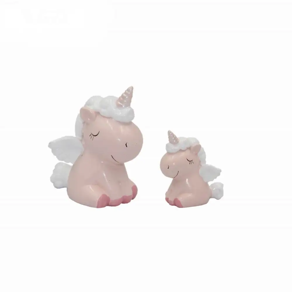 
Polyresin best sales figures sitting unicorn vivid gifts ceramic design home decoration 