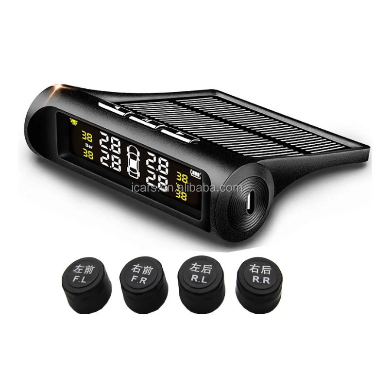 2022  433Mhz Car  Pressure Digital  TPMS Tire Pressure Monitoring System Internal and External Sensors