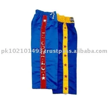 Kickboxing Pants Thai Kick Boxing Trouser / Custom Made / 100% Polyester with custom logo and design
