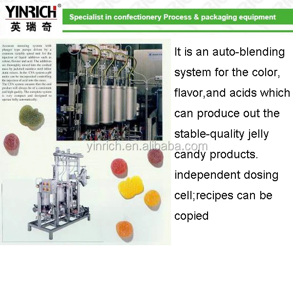 factory price Automatic jelly candy production line