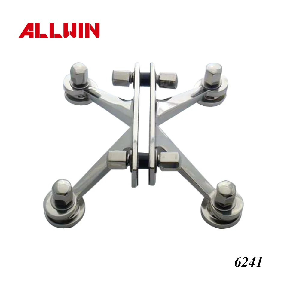 
Stainless Steel 4 Way Heavy Duty Arm Post Mount Spider Fitting 