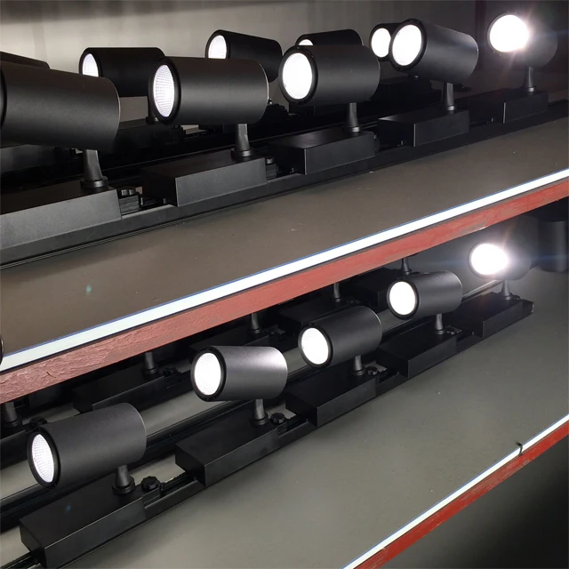 2700k 3000k warm white 3circuit track adapter light cob led food fresh meat track lights