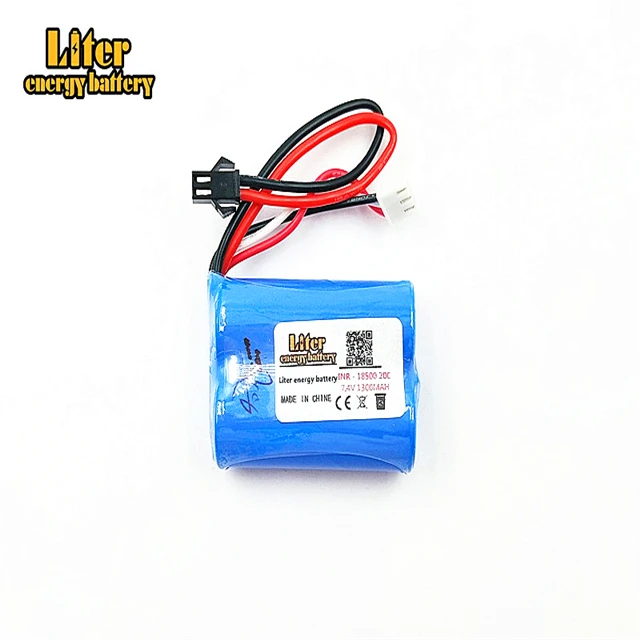 7,4 в 1300 мАч 18500 15c Lipo батарея для UDI 001 UDI001 для HQ HuanQi 960 2,4 г пульт дистанционного управления лодка катере 3,7 в RC LIPO batte