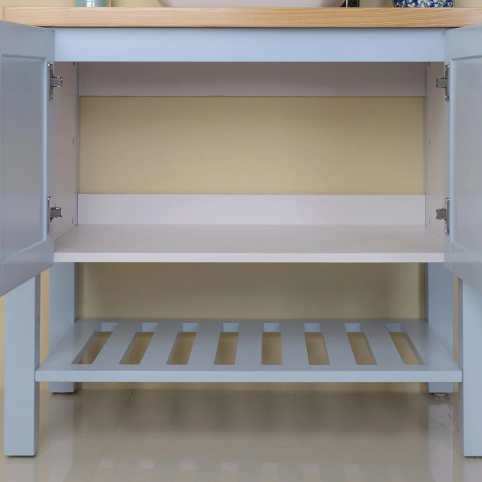 FSC certified High Quality bathroom vanity lamp porcelain bathroom furniture bedside cabinet with sink in the bathroom 100