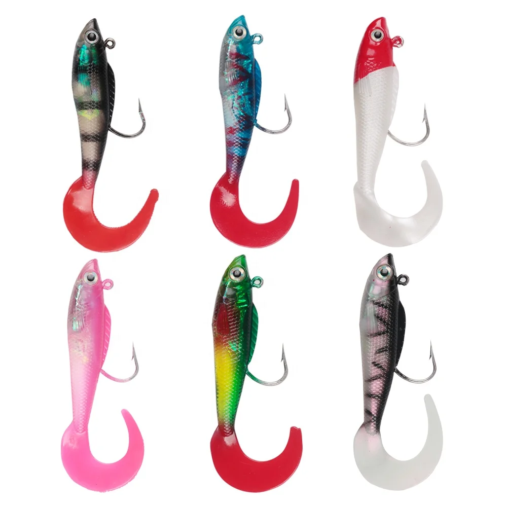 
wholesales new kinds 3d eyes for fishing lures 18g 95mm soft plastic lure sinking fish lure vib 