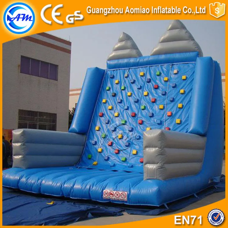 Kids Inflatable Climbing Wall Inflatable Rock Climbing Game Outdoor Interactive Sport Game for sale