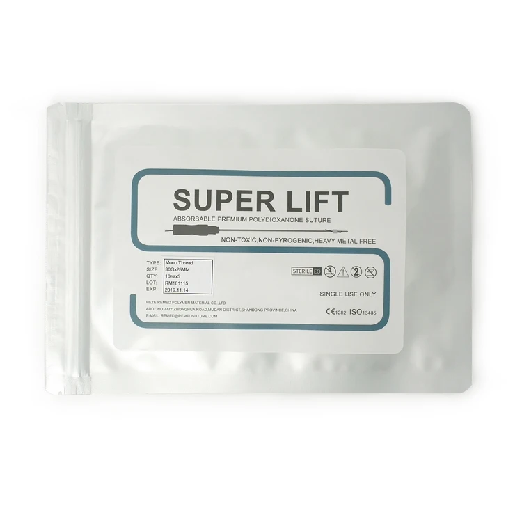 SUPERLIFT Face lifting PDO thread Cog 4D 6D Molding Cog blunt needle