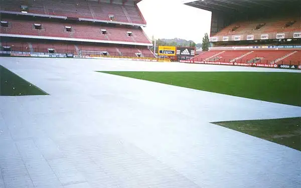 High quality anti-slipping modular interlocking outdoor sports turf protection flooring