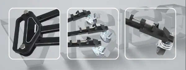 Штатив Dolly для фотосъемки с подставками штатив видеопроект студийное освещение колесами складной