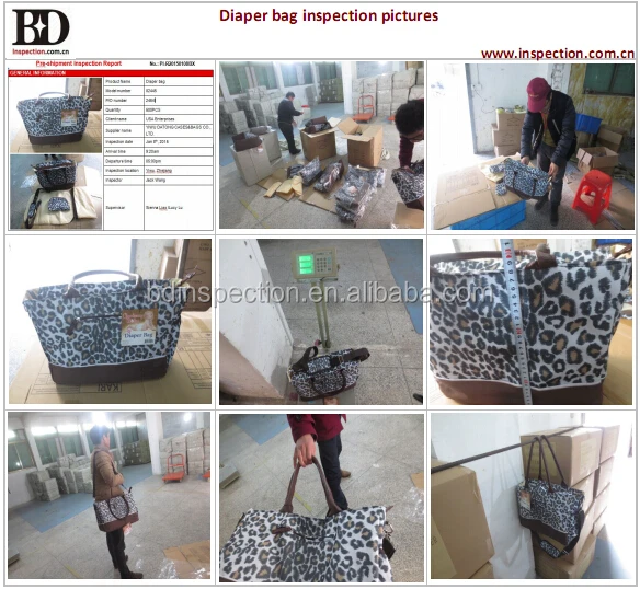 Проверка качества тканевой сумки для подгузников в Шэньчжэне