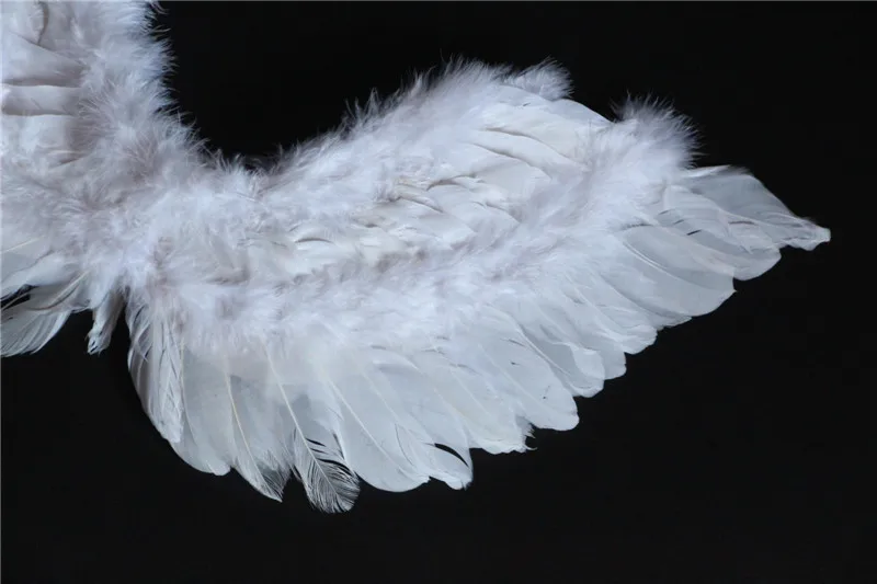 Small White Goose Feather Angel Wings For Kids Party Supplies In China
