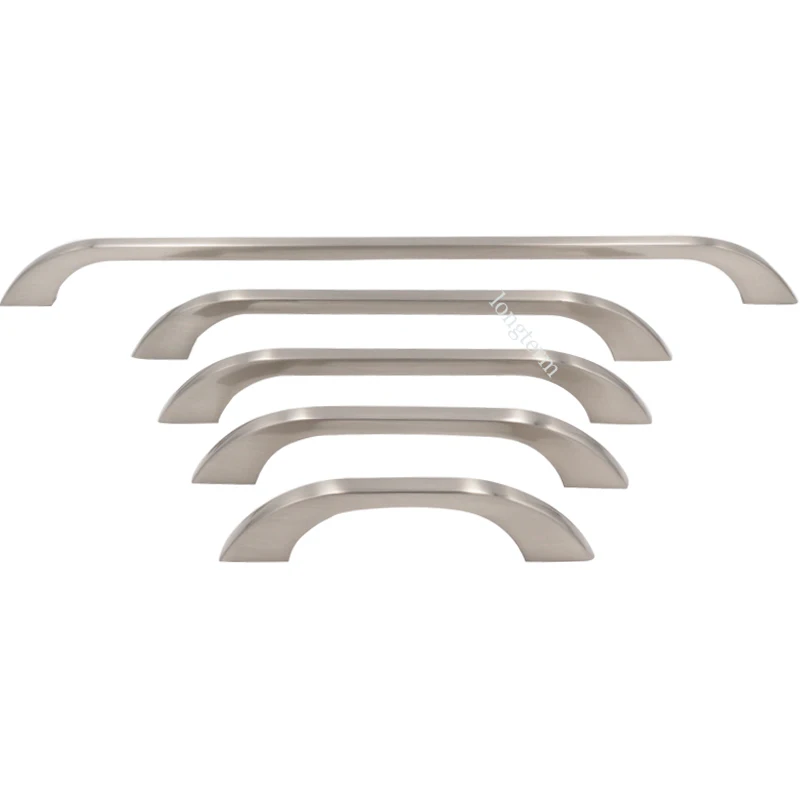 ECONOMIC Cabinet Wardrobe Drawer Handle Knob Kitchen Hardware Pulls Black Chrome Modern Decorative Furniture Handle