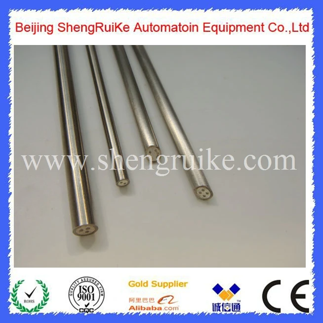 Pt100 sensor 3 core RTD (pt100) mi cable ss316/304