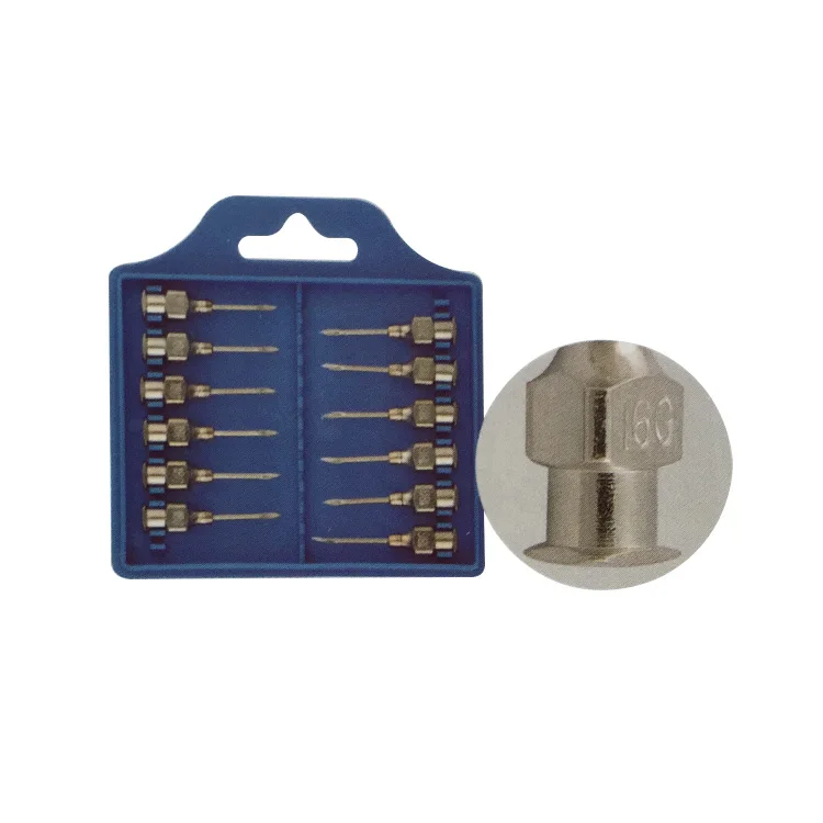 good quality metal reusable hypodermic needle veterinary needle