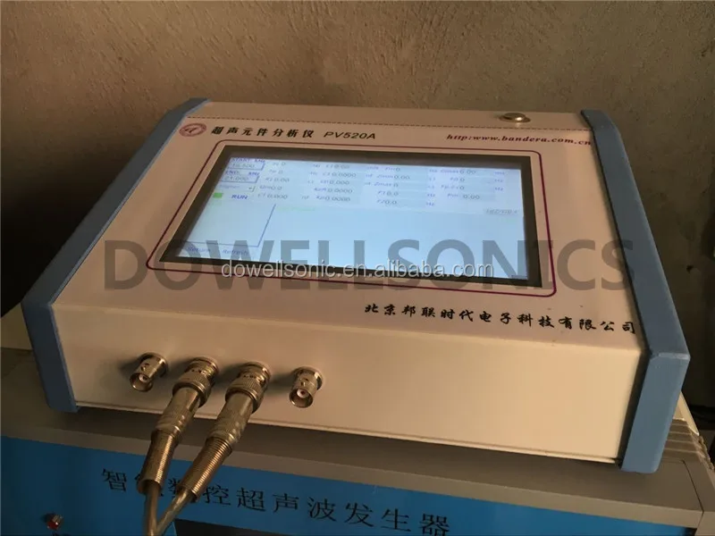 factory sale ultrasonic ultrasound horn analyzer ceramic chips transducer testing analyzer machine