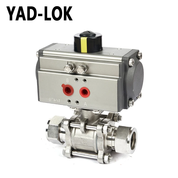 YAD-LOK Low Price High Quality High Pressure solenoid Ball Valve Dn100