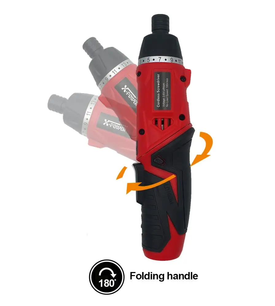 KCS626-P19PCS мощность 3,6 v АККУМУЛЯТОРНАЯ Отвертка с USB кабель для зарядки