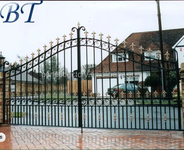 
Automatic wrought Iron Gate Designs / Driveway Gates design for Home Garden. 