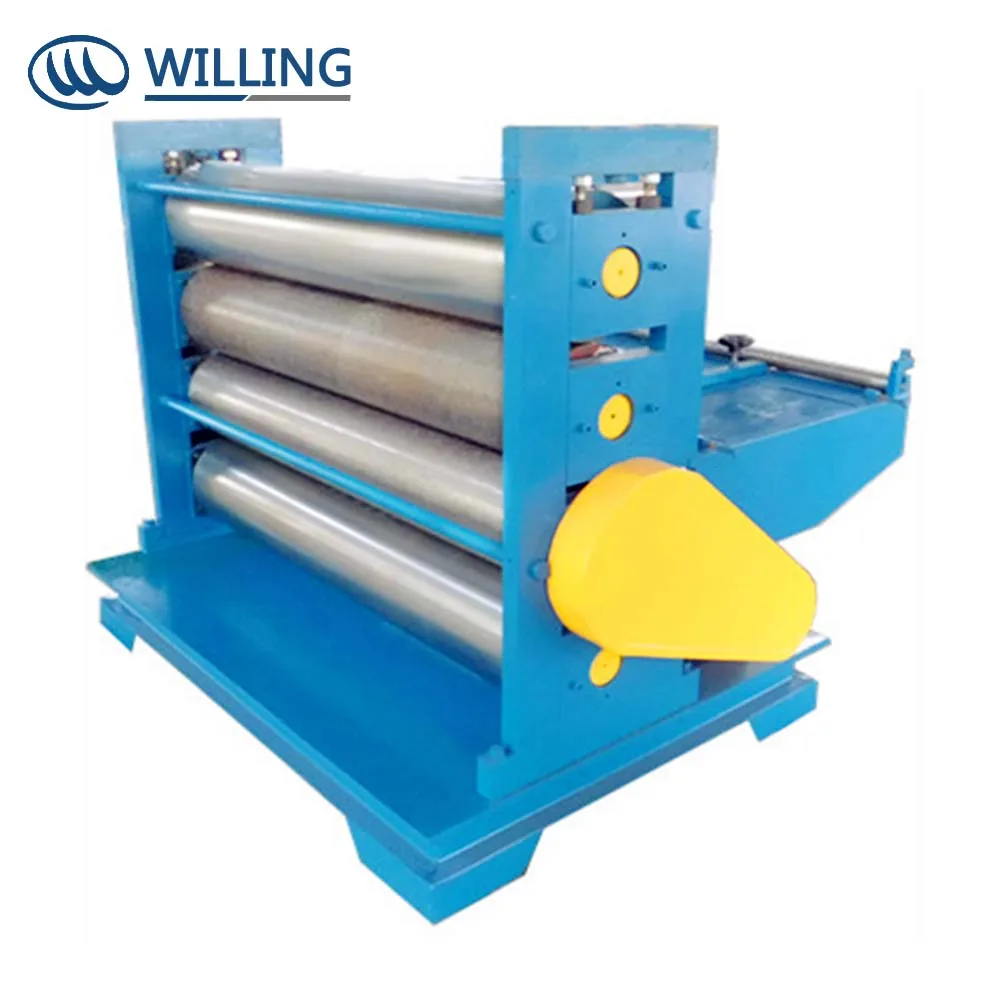 automatic high quality steel coil knurling machine plate embossing machine