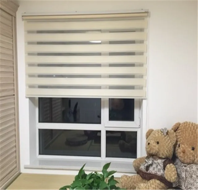 Sunscreen interior vertical pvc fabric blinds