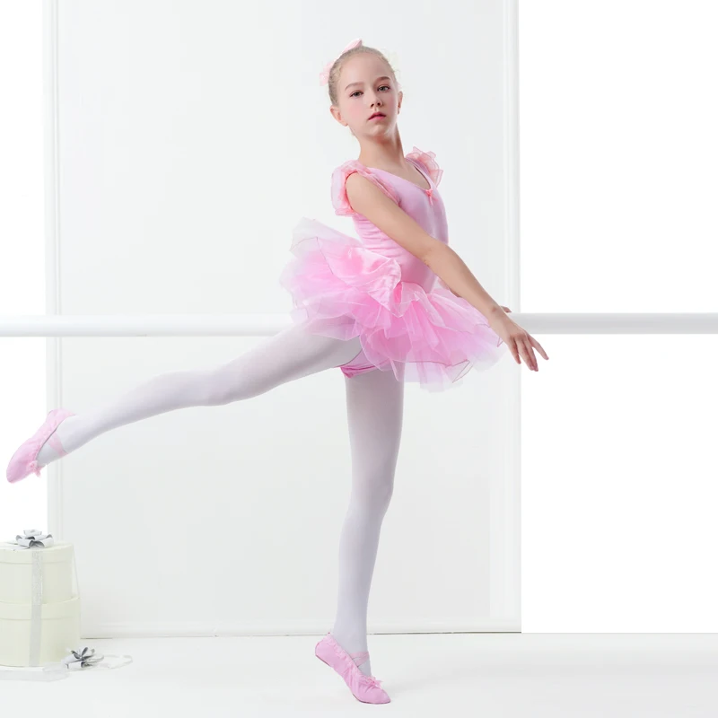 4 Layers Girls Children Ballet Tutu Skirt