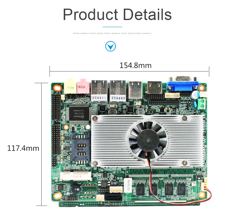 wholesale dc12v 3 sata intel D2550 3.5inch motherboard with integrated processor