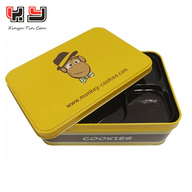 wholesale custom factory Cookies and candy Tin Boxes gift tin packaging