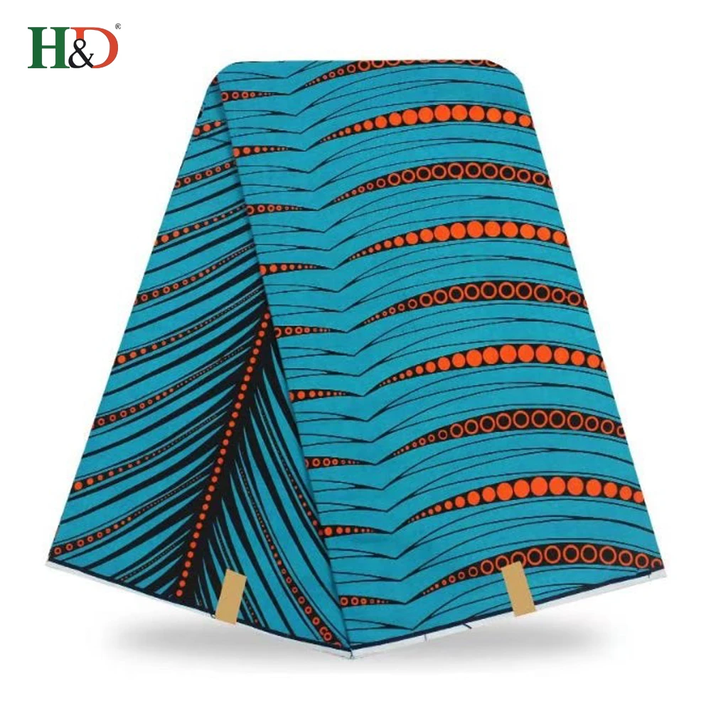 H & D оптовая продажа хорошая цена завода выбранный материал супер Анкара печати Танзании восковой ткани